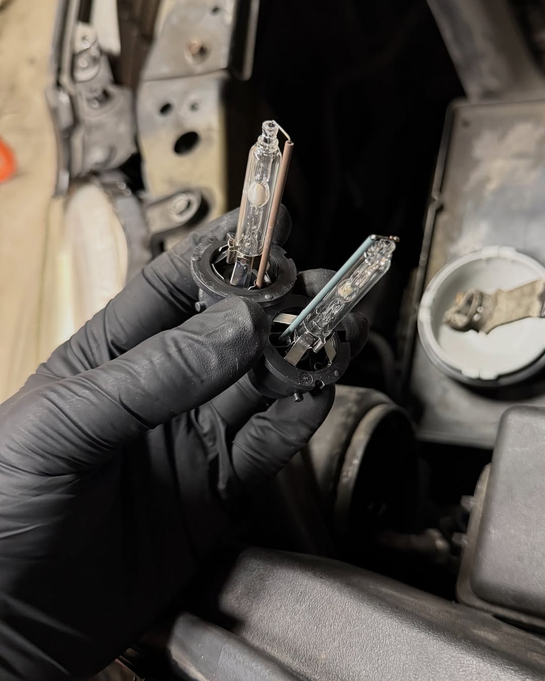 Just replaced my HID bulb after 19 years - got two new ones from Amazon for $33. O'Reilly's wanted $150 for one. I'm good with replacing them 10 times at that price. Fingers crossed my car lasts another 19 years. I'm all about buying used and keeping it forever. No leasing for me. Toyota wanted hundreds to replace it, claimed it took at least an hour. I did it in five minutes and have a spare bulb. Just remember to wear gloves so you don't get oils on the glass.