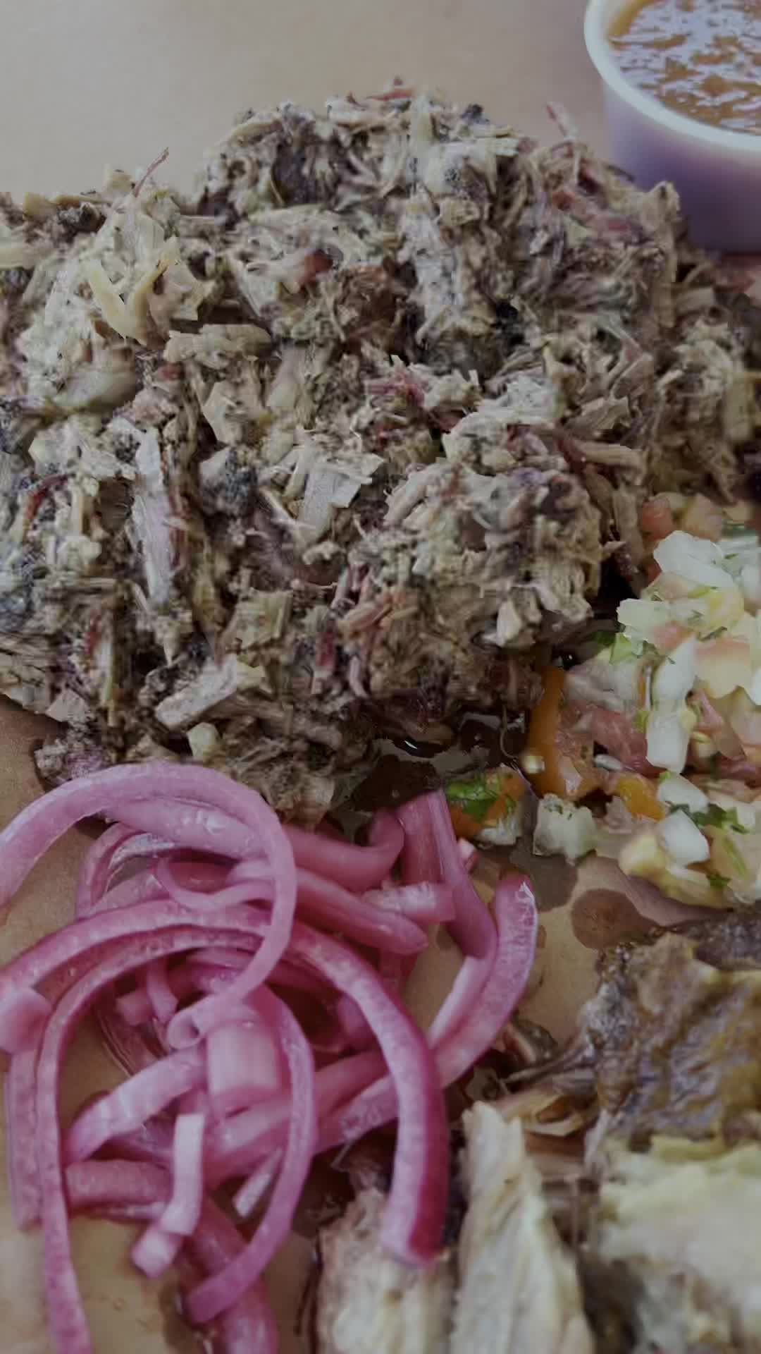 Valentina’s Tex Mex BBQ Brisket Method #bbq #texasbbq #brisket #smokedmeat #austin #valentinastexmexbbq #texas #learnontiktok