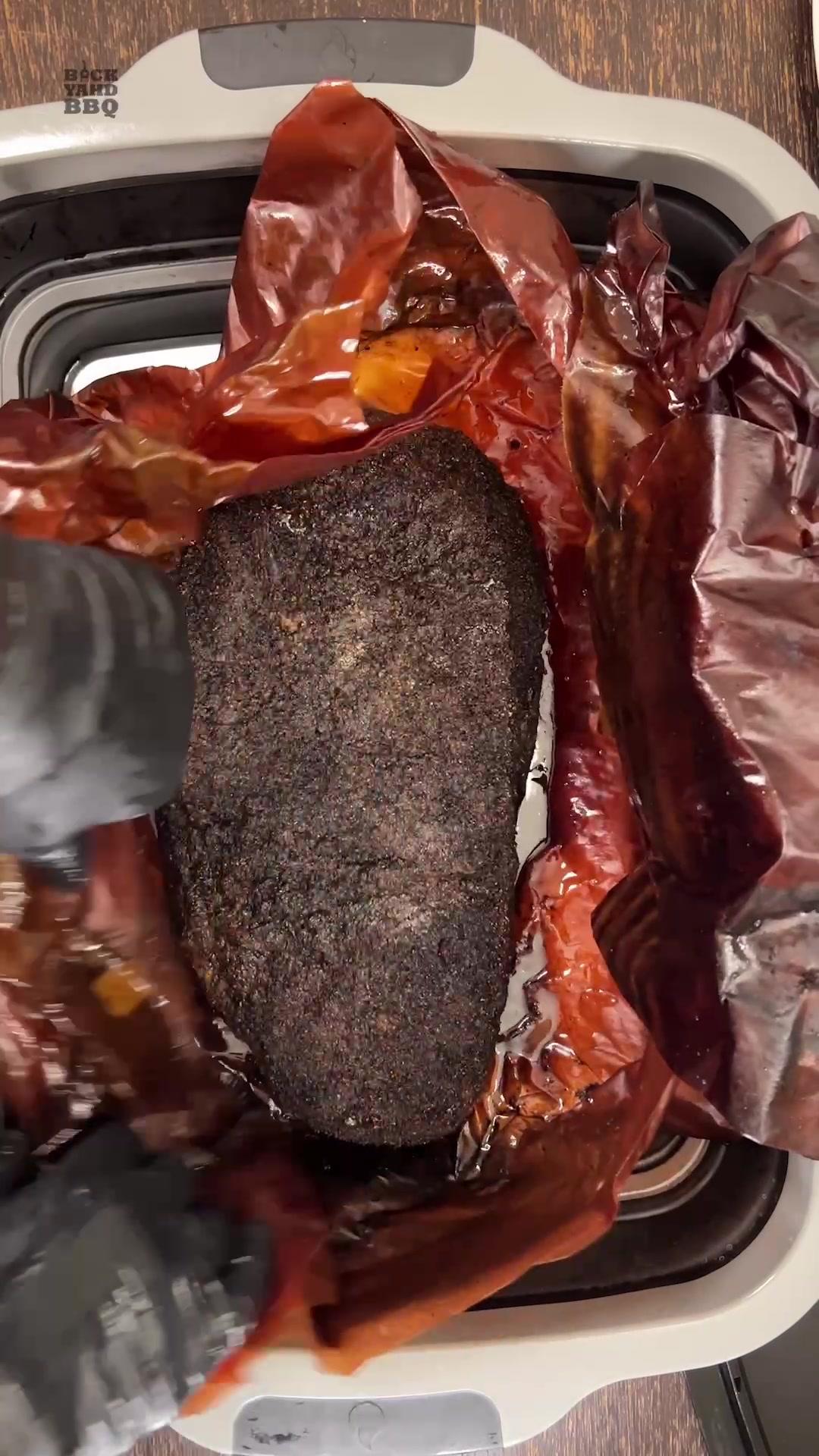 Trying to find the best butcher paper for smoking meat can be a bit overwhelming. There are so many butcher paper options on Amazon with different prices, widths, lengths, and colors.  You’ll definitely want paper that is unwaxed, unbleached, and uncoated. I’d also stick with paper that is FDA approved and Made in the USA. You have three color options: brown, pink and white.  Brown is the most natural, pink is the same as brown with color added, and white is bleached. Most people use pink because it helps mask the pink myoglobin that some people think is blood.  I prefer not to use white because, although likely harmless, I don’t want my meat to touch anything that has been bleached. You have two size options: 18 inch or 24 inch. I go with 18 inch because 24 is sometimes not wide enough for larger briskets and I end up having to use two sheets anyway. You’re going to need a way to cut the paper, you can just use a knife or scissors, but most butcher paper companies now have dispenser boxes that have a sharp edge.  It’s only about a dollar more for the box, so definitely worth the time savings.   All things considered, @Bryco Goods 18” pink butcher paper with the box is a good way go. Check my gear page for a link to blog that goes into the options in detail.  Also, check my feed for a how to wrap a brisket and paper vs foil videos. #sponsored #bbq #bbqtips #bbqhacks #howto #learn #smokedmeat #brisket #smokedbrisket #cooking #barbeque #brisketprep #briskettrim #learnontiktok @backyahdbbq @backyahdbbq @backyahdbbq 