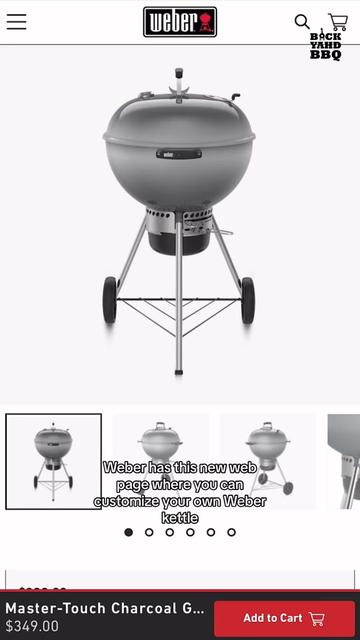 Customize Your Grill: Unleash Your Creativity with the Build Your Own Master-Touch Weber Kettle