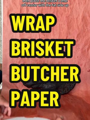 Today we’re going to learn how to wrap a brisket in butcher paper with a little help from the backyahd kid. You start with two long pieces of 18 inch butcher paper and overlap them a couple inches in the middle. You spritz it down with water to make it more pliable You can put cold tallow under the brisket if you want to help cook in more fat. I just didn’t have any today. Then place the brisket on top of the tallow, with the fat side up. You can put tallow on top of the brisket too. You fold the paper’s short edge up and over the top of the brisket and tuck it underneath. You then tuck the top corners under the brisket Then fold the paper’s long side at an angle to follow the contour of the brisket corners. This fold is optional, but I like to do it to minimize air pockets. Then fold the long sides towards the middle and crimp down the long edges Put one hand on the brisket, and one hand on the paper and pull the brisket towards you to pack the paper tighter around it. Flip the brisket once away from you. It is now meat side up. Fold the paper’s top section down towards you Then flip the brisket one more time. It is now fat side up again. Your brisket is now fully wrapped with butcher paper and ready to go back on the smoker. See my gear page for a link to the butcher paper I use and 15% off code. #bbq #bbqtips #howto #smokedmeats #brisket #smokedbrisket