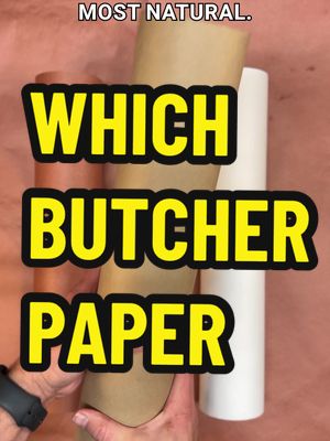Let’s take a look at all the butcher paper options you have and find the best one for wrapping a brisket.

There are a bunch of butcher paper variations on Amazon with different prices, widths, lengths, and colors.  You’ll definitely want paper that is unwaxed, unbleached, and uncoated. I’d also stick with paper that is FDA approved and Made in the USA.

You have three color options: brown, pink and white.  Brown is the most natural, pink is the same as brown with color added, and white is bleached. Most people use pink because it helps mask the pink myoglobin that some people think is blood.  I prefer not to use white because, although likely harmless, I don’t want my meat to touch anything that has been bleached.

You have two size options: 18 inch or 24 inch. I go with 18 because 24 is not wide enough for larger briskets and I end up having to use two sheets anyway.

You’re going to need a way to cut the paper, you can use a knife or scissors, but I like using the box that comes with a sharp edge.  It’s only about a dollar more for the box, so definitely worth the time savings.  

All things considered,​⁠ Bryco’s (@brycogoods6113) 18” pink butcher paper with the box is a good way to go.

Check my gear page for a link to the butcher paper I use, a 15% off discount code that you can use on Amazon, and a blog that goes into the options in detail.  

Also, check my feed for my “how to wrap a brisket” and “paper vs foil” videos.

#bbq #brisket #bbqtips #howto #learn #smokedmeat #brisket