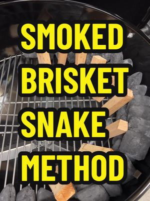 Let’s smoke a brisket on the Weber kettle using the snake method. 

Today I’m smoking a 17lb Creekstone Farms brisket from CrowdCow.com.  What’s unique about CrowdCow is that they let you pick the farm the meat comes from. 

Build the snake along the rim of the charcoal grate. Make sure each piece touches the one next to it. 
Then put some wood chunks on top.  I add a foil pan to help deflect the heat. 
Start the fire with a handful of charcoal and a wood chunk. Light the snake by placing the lit charcoal on one end. It will burn from that end to the other at a consistent temp for many hours.

Place your trimmed, slathered, and rubbed brisket on the grill opposite the fire. 

Start with top and bottom vents wide open.  Close the bottom vent halfway to restrict airflow when the kettle temp hits 250 degrees.  Put the top vent opposite the fire so the smoke travels over the meat and out the vent.

Optionally spritz it once in a while with an apple cider vinegar and worcester mix. 

Cover any crispy edges with foil or put it in a foil boat to help keep the flat moist while continuing to render the fat cap. 

Remove it from the heat when it is probe tender throughout, right around 203 degrees.

Wrap the whole brisket in foil or paper and let it rest.  You could eat it once the temp drops to 165 degrees, but it’s late today, so I’m resting this one overnight.

The next morning I sliced in. It turned out wicked juicy and had a nice dark bark. 

I made my kid a brisket sandwich for school lunch.  Sure beats the school lunch I had as a kid. 

Give the snake method a try and let me know how it turns out. 

Use code BBQ15 at CrowdCow.com for 15% off $199+

You can find all the gear and meat I use on my gear page: https://backyahdbbq.com/gear 

You can order the @creekstone_farms Brisket from @crowdcow here: http://shrsl.com/4eeww 

#bbq #brisket #smokedmeat #howto #learn #smokedbrisket #webergrills #friendsofweber

—
Please note that I am an affiliate. This means I earn a small commission at no extra cost to you if you decide to purchase with my code. I only recommend and talk about products and services that are wicked good and I use myself.