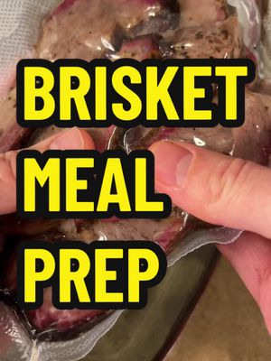 When I’m smoking a brisket for my family I know that we’re  not going to eat everything in one sitting, so I plan ahead and do some meal prep.  That way I can eat brisket whenever I want to and it’s just as good, if not better than right off the smoker.

After slicing the brisket, I portion it out into meal size servings. I like to have a mix of flat and point slices for variety. Sometimes I’ll put a little tallow in the bag, especially for the portions with more of the leaner flat meat.  I then vacuum seal it on the moist setting and throw it in an ice bath to help it cool quickly.

If you don’t have a vacuum seal machine, then you can put them in freezer bags, just try to get as much air out as you can.

I then put all my meat bags in the freezer where they can stay for months.

Then when I want to eat some brisket, which is everyday, I’ll remove the bag from the freezer and put it in a sous vide or oven set to 165 for a few hours.

If I’m in a rush, then I’ll microwave at half power, right in the bag until it is hot enough to eat, usually 1-3 mins.

I’ve been doing brisket prep like this for a long time and it’s worked out wicked good.  

---

Brisket: @CreekstoneFarms  from @CrowdCow  order here: http://shrsl.com/4eeww, Use code BBQ15 for 15% off.
Prep Tub: @dripez 
Knives: @heritagesteel 
Precision Oven & Vacuum Sealer: @Anovaculinary 

You can find all the gear and meat I use on my gear page: https://backyahdbbq.com/gear 


#bbq #brisket #smokedmeat #howto #learn #smokedbrisket #mealprep