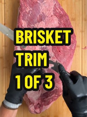 Today we are trimming this 17 lb prime brisket.  I cut off the mohawk. And some loose bits of fat on the top.  I cut off the thinnest corner of the flat, anything under an inch thick will dry out while smoking.  Then I clean up both long sides. And round off the other flat corner.  I shave off the deckle fat to be level with the flat muscle.   I remove the fat globs from the flat, because I want my rub to be directly on the meat and not that fat.

I remove the fat chunk near the end of the mohawk.

I then go back and forth between shaving off the hard fat from the hump and the flat top.

This brisket didn’t have much of a point muscle and there was a lot of hard fat to trim off.  

I cut a slit in the fat cap, just to see how deep the fat went and to serve as a guide for my future cuts.

I did another pass of the edges to remove anything that was sticking out and smoothed out some cuts on the top.

I trimmed out some more of the deckle and cleaned up that edge.

And then moved onto the next one.

This is one of three briskets I trimmed in this session.  Comment “next” if you want to see the next one.

#bbq #brisket #smokedbrisket #howto #briskettrim