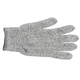Winco Large Gray A5 Cut Resistant Glove